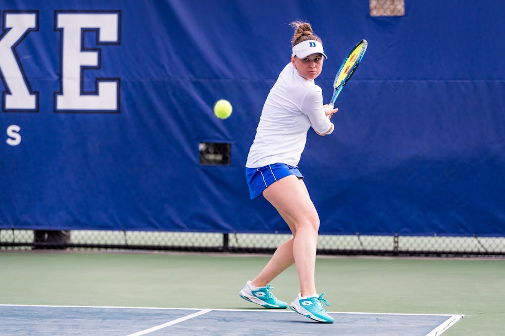 Junior Margaryta Bilokin secured her 50th career singles win Saturday.