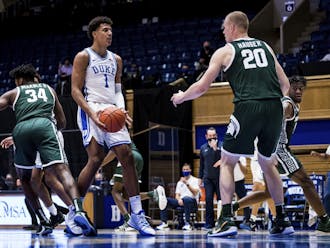A big storyline for Duke's matchup with Georgia Tech is if Jalen Johnson and Matthew Hurt can play well together.&nbsp;