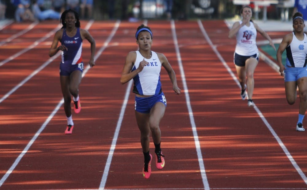 <p>The Blue Devils put forth a dominant performance in the women's 4-x-200 meter relay and men's distance medley relay against a 47-team field.&nbsp;</p>