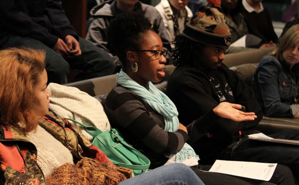 Students discussed the implications of the North Carolina voting law Monday night.