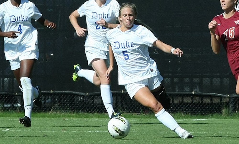 Kaitlyn Kerr scored Duke’s only goal in the 68th minute, leading the team to its first-ever win at Boston College.