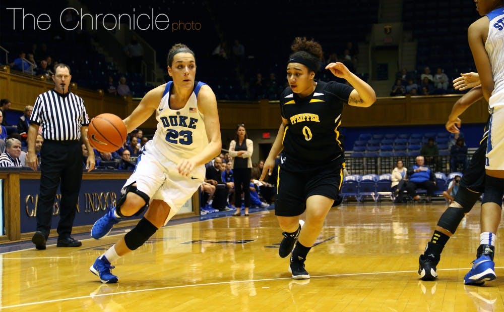<p>Redshirt sophomore Rebecca Greenwell wants to round out her game this season.</p>