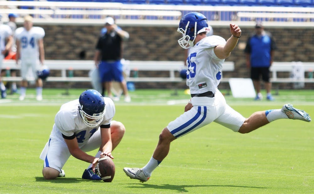 Kicker Ross Martin and punter Will Monday have turned the Blue Devils’ special teams unit into one of the best in the ACC in their time in Durham.