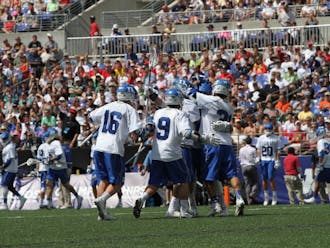 Duke celebrated goals 15 more times Saturday, bringing their NCAA tournament total to 54 in three games.