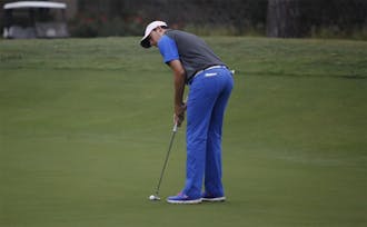 Sophomore Jake Shuman birdied the first four holes on the back nine Sunday, finishing in a tie for second at the ACC championship, one off the individual lead.
