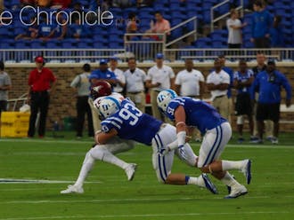 Redshirt senior defensive tackle A.J. Wolf and the Blue Devils are one of the ACC's best fronts at getting after opposing quarterbacks.&nbsp;