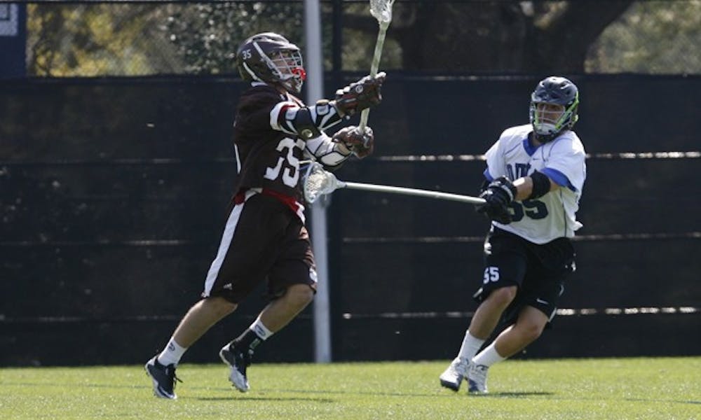 Bill Connors scored his first career goal in Duke’s win yesterday.