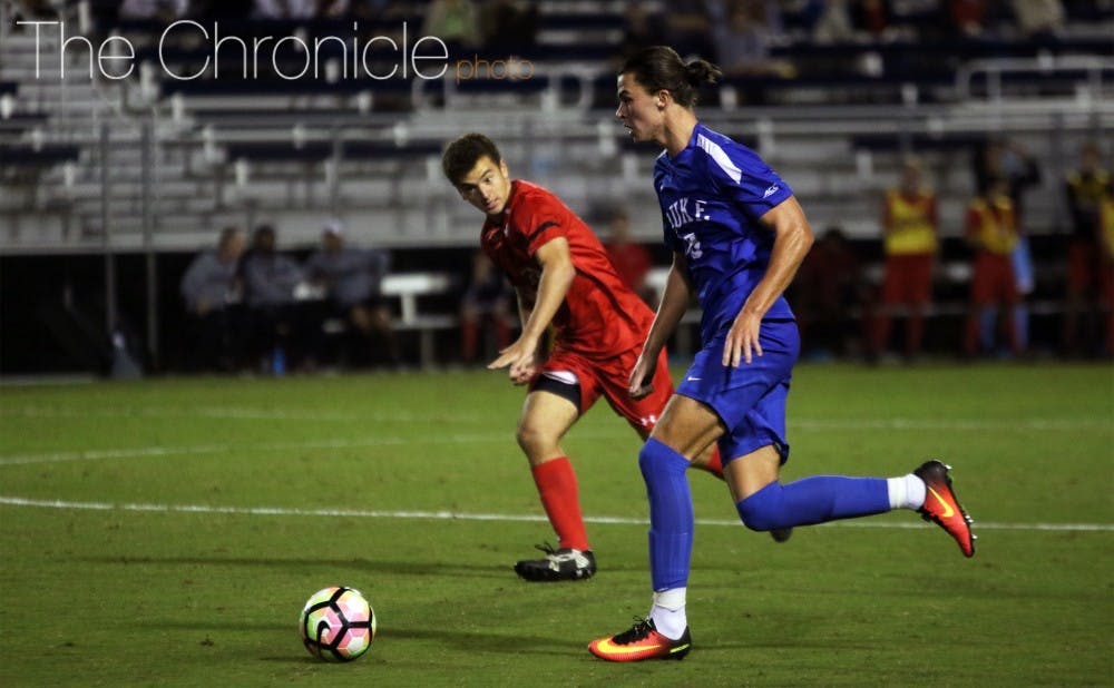 <p>The Blue Devils gave up three goals for the first time this season Tuesday, dropping a home nonconference game for the second straight week.</p>