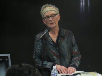 As part of the English department's Blackburn Poetry Series, poet Ann Lauterbach spoke on East Campus last Thursday.