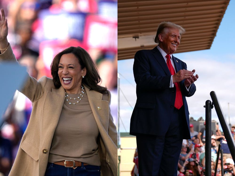 Democratic presidential nominee Kamala Harris (left) and Republican presidential nominee Donald Trump (right) both held events in North Carolina during the last days of their campaigns.