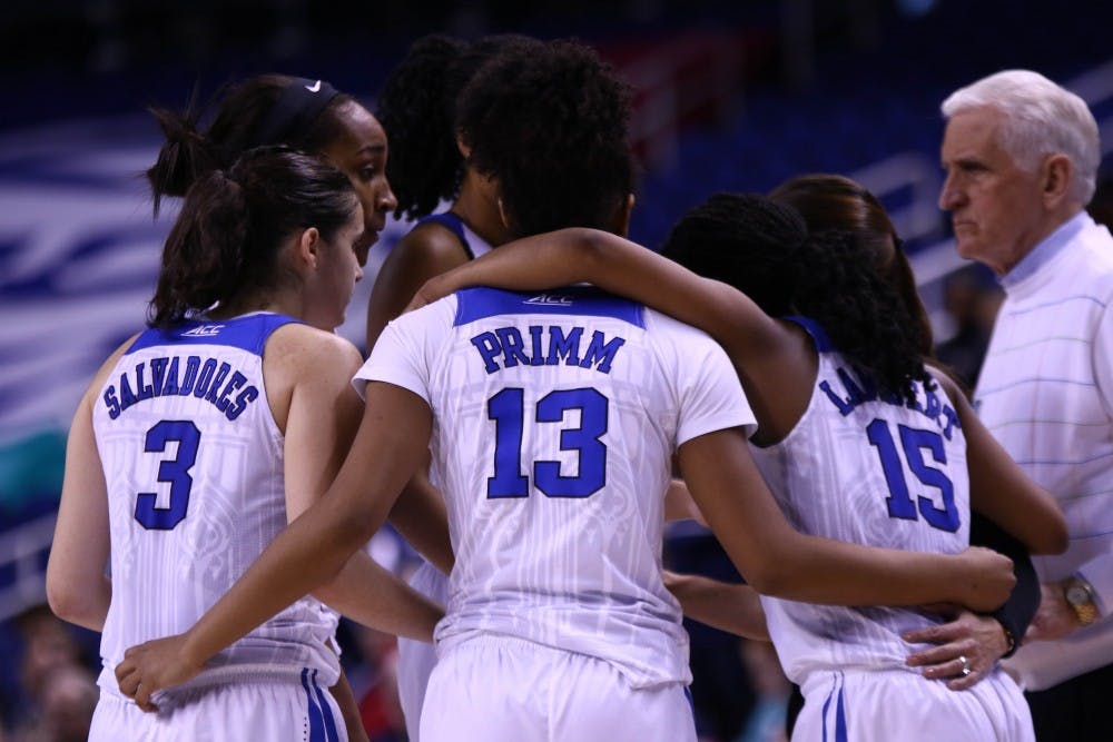 The Blue Devils played the top-seeded Fighting Irish close in early February in Durham, but will need a team effort to beat Notre Dame and advance to the ACC tournament semifinals Saturday.