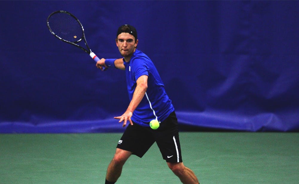 After being knocked out by UCLA in the NCAA quarterfinals last spring, Duke will square off with the Bruins once again at the ITA National Team Indoor Championships.