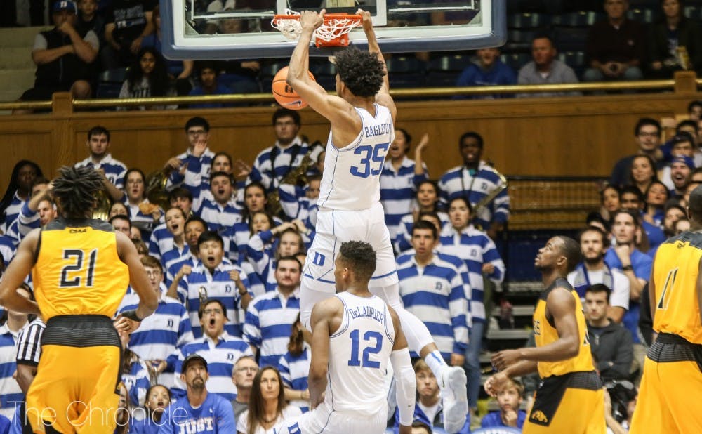 <p>Marvin Bagley III was one of four Blue Devils with at least 20 points.</p>