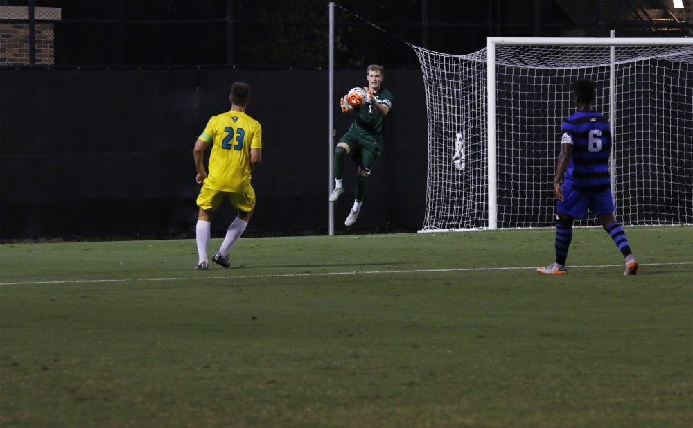 Goalkeeper Wilson Fisher made a pair of saves to keep the scoreless tie in place, but eventually UNC Wilmington’s top-ranked offense broke through for three goals in the second half.