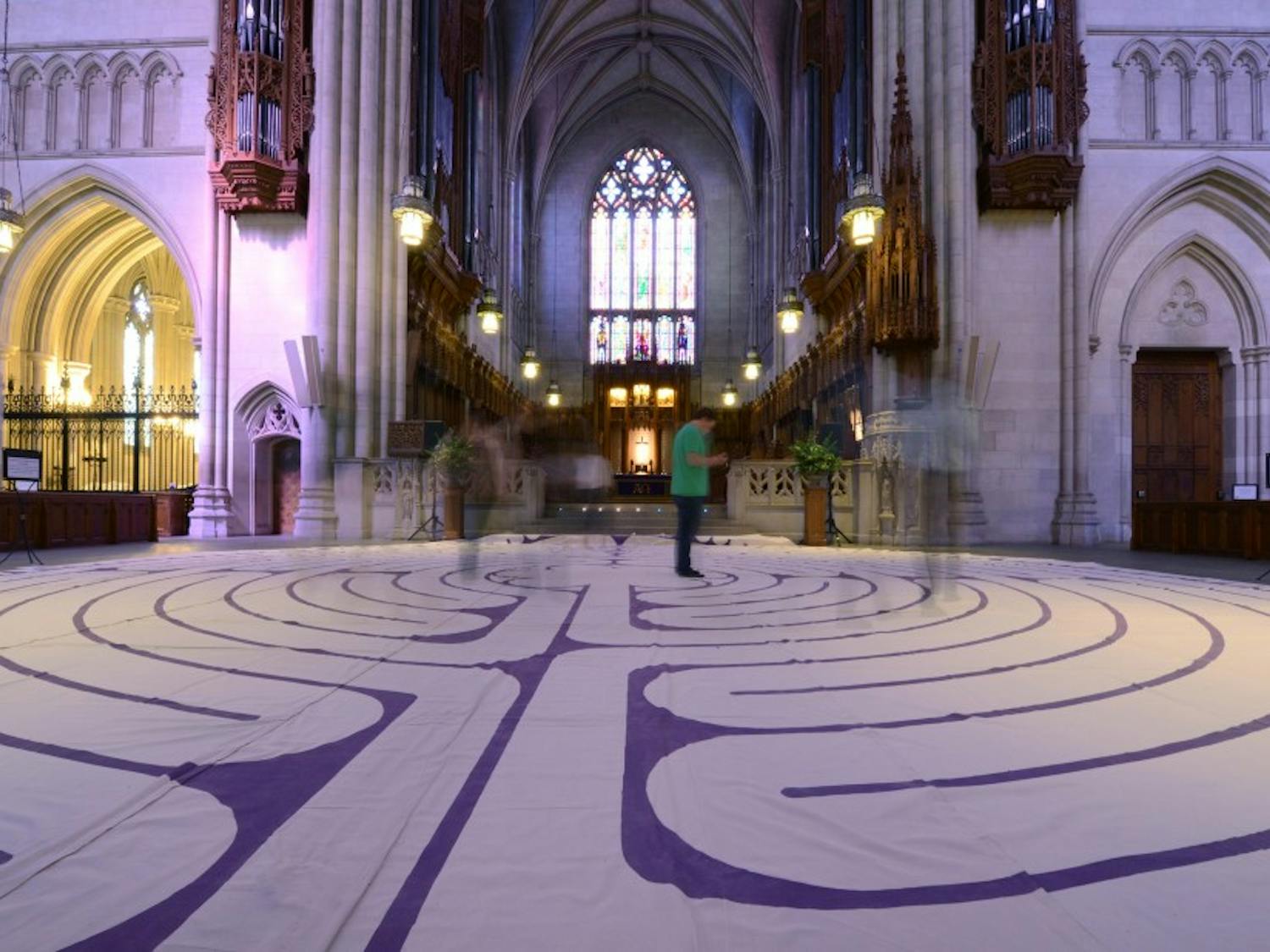 Hoping to attract members of the Duke, Divinity School and Durham communities, the labyrinth is a modern take on an ancient religious symbol used to help people find inner peace.