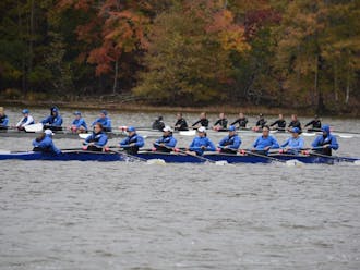Duke opened its season on Lake Carnegie against a tough field at the Princeton Chase.