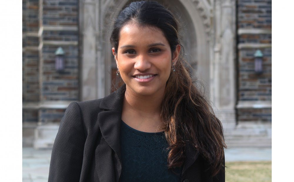 Junior Lavanya Sunder will work to enact her vision as this year’s Duke Student Government president.