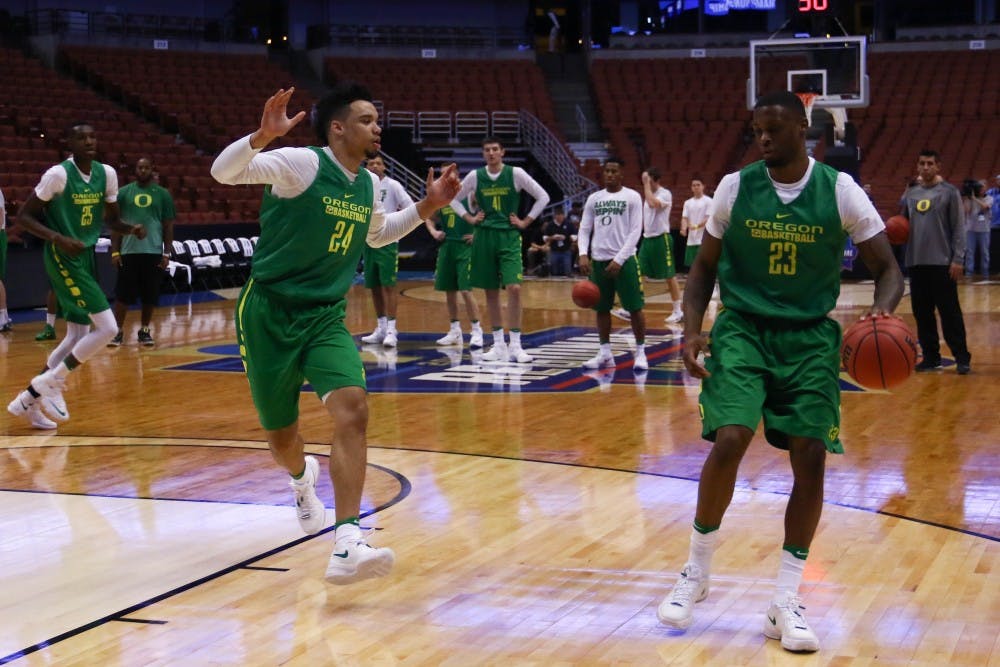 Dillon Brooks (left) and Chris Boucher are the latest two Oregon stars to find their way to head coach&nbsp;Dana Altman's program from north of the border.