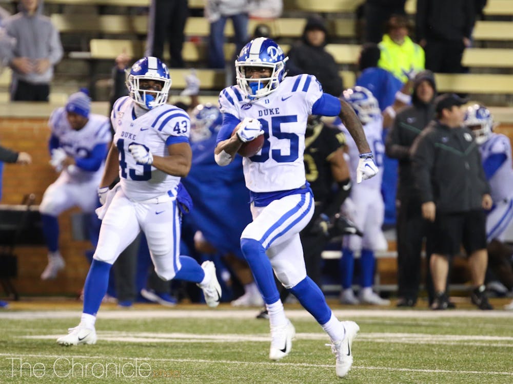Damond Philyaw-Johnson made Duke history with his two kickoff returns against Wake Forest, but it wasn't enough.