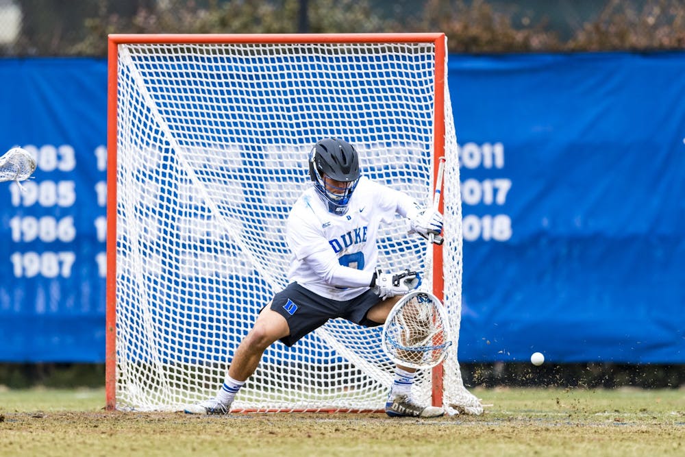 Mike Adler tied a career high with 20 saves against Virginia.