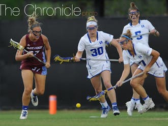 Catherine Cordrey tried to power Duke's offense against Boston College.