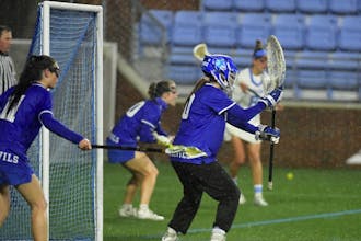 Junior Sophia LeRose recorded a career-high 14 saves, 13 of which came in the second half, against Louisville. 