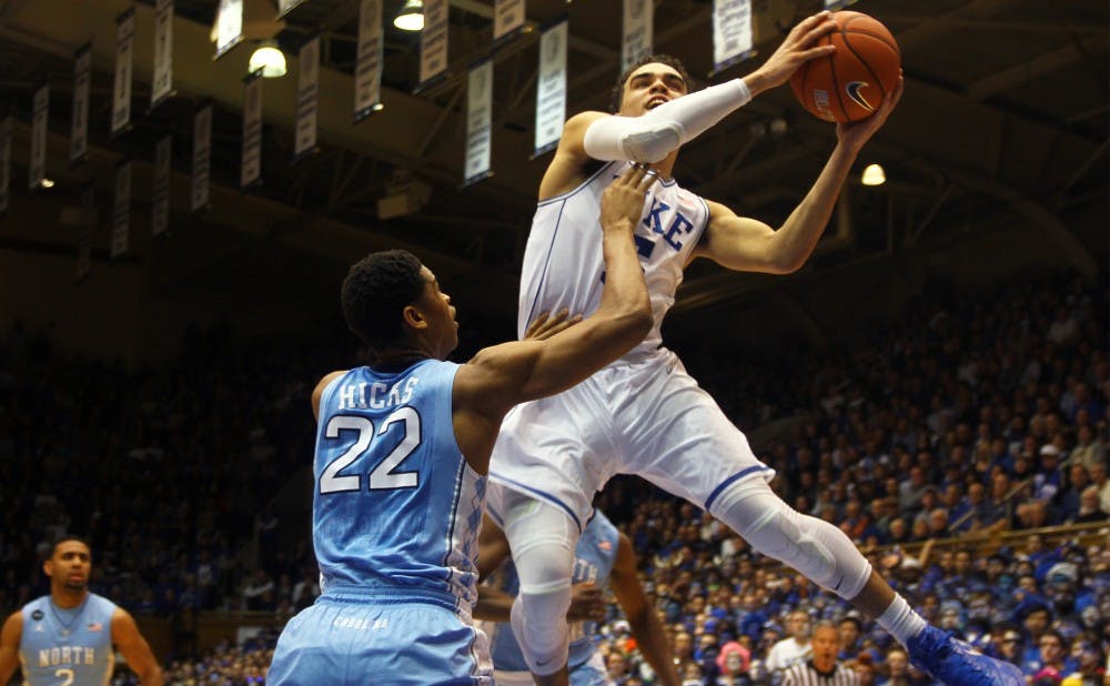 Tyus Jones showed how clutch he was by leading an improbable comeback Feb. 18 against North Carolina.