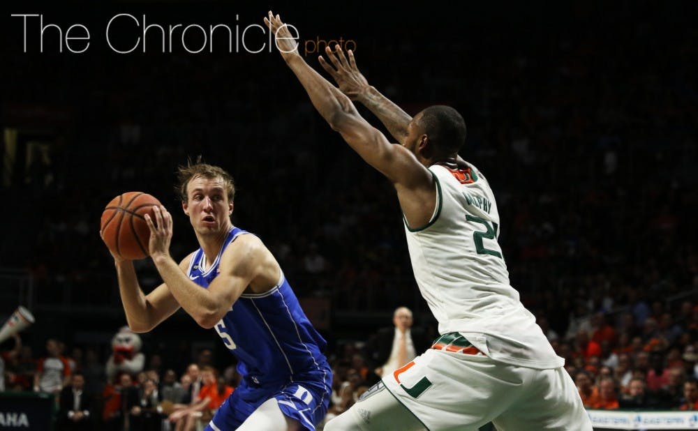 Miami did not have nearly as much dribble penetration to worry about with Allen out, allowing the Hurricanes to key on Luke Kennard even more.&nbsp;