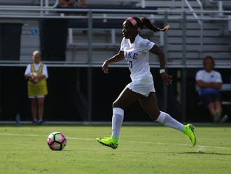 Toni Payne helped Duke's explosive six-goal outburst in its only preseason exhibition and will look to start her final season on a high note this weekend.