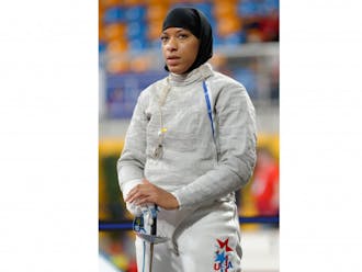 Former Duke fencer Ibtihaj Muhammad made history at the Olympics in August.&nbsp;