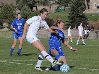 Duke and Colorado College battled to a 1-1 draw through 110 minutes of action, forcing a penalty kick shootout to decide the match.