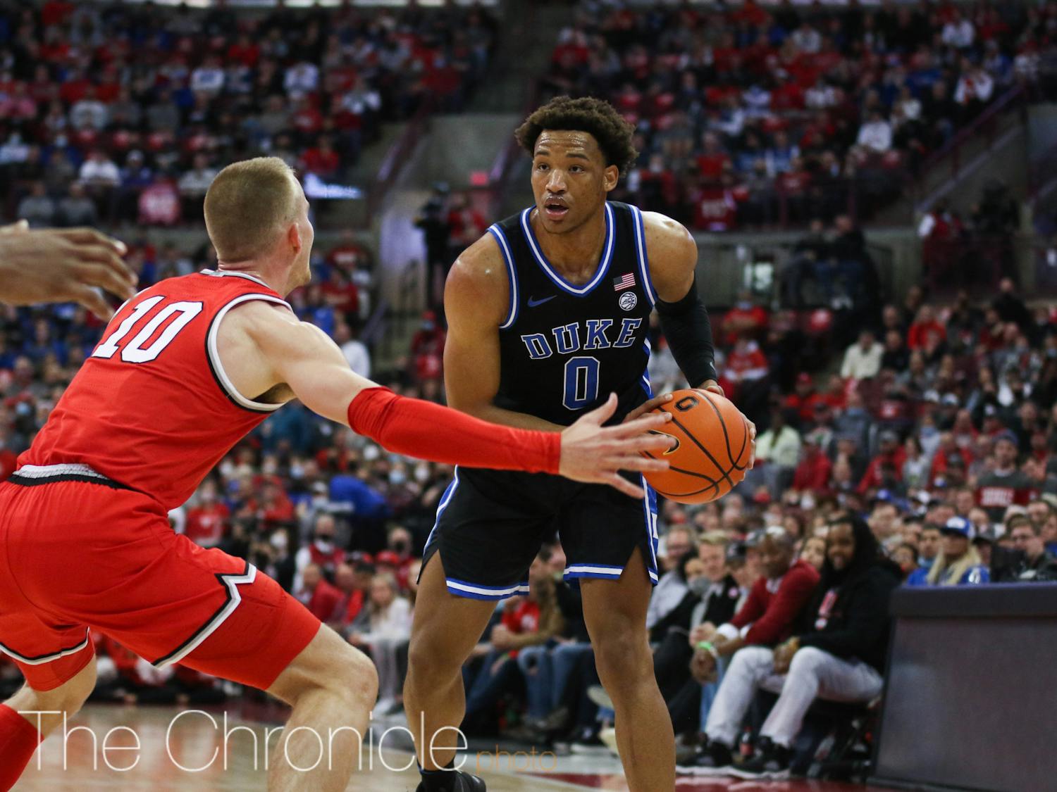 Duke trails at the break, but it was not due to the play of Wendell Moore Jr.