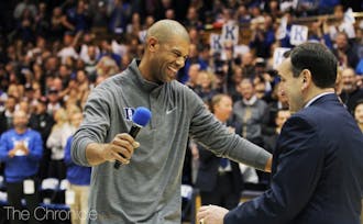 Led by Shane Battier, the Blue Devils captured Krzyzewski's third championship with a win against Arizona in the title game.