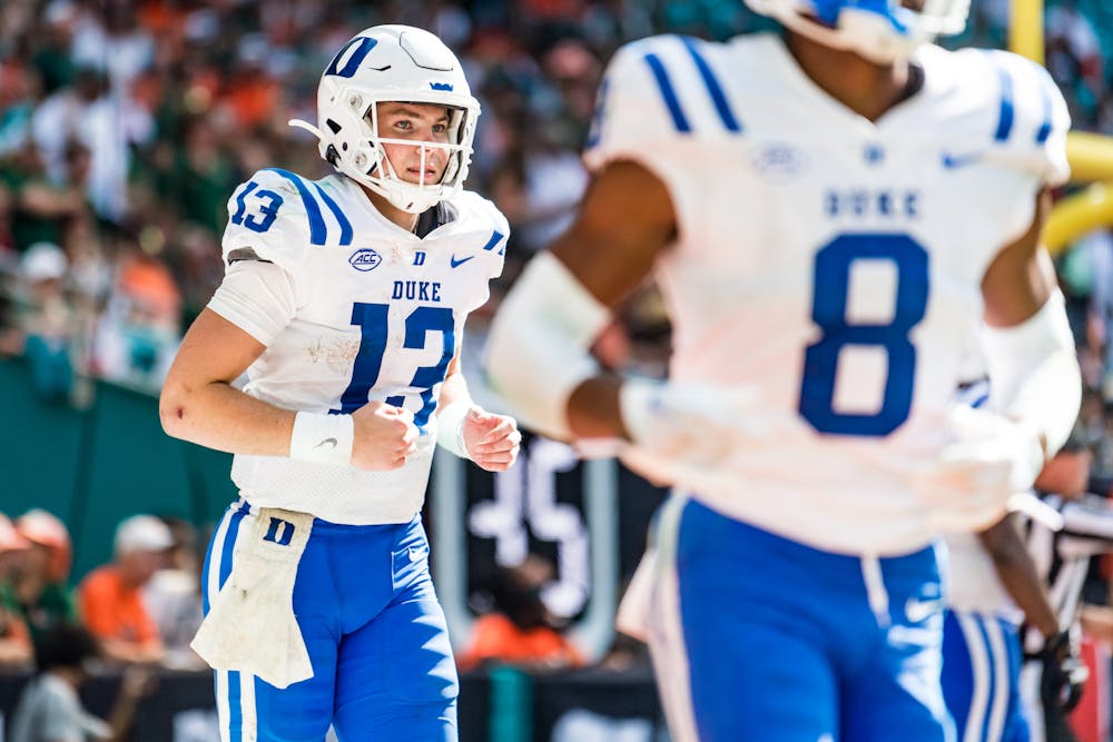 <p>Duke football has 15 fumble recoveries on the season, the highest of any team in the nation.</p>