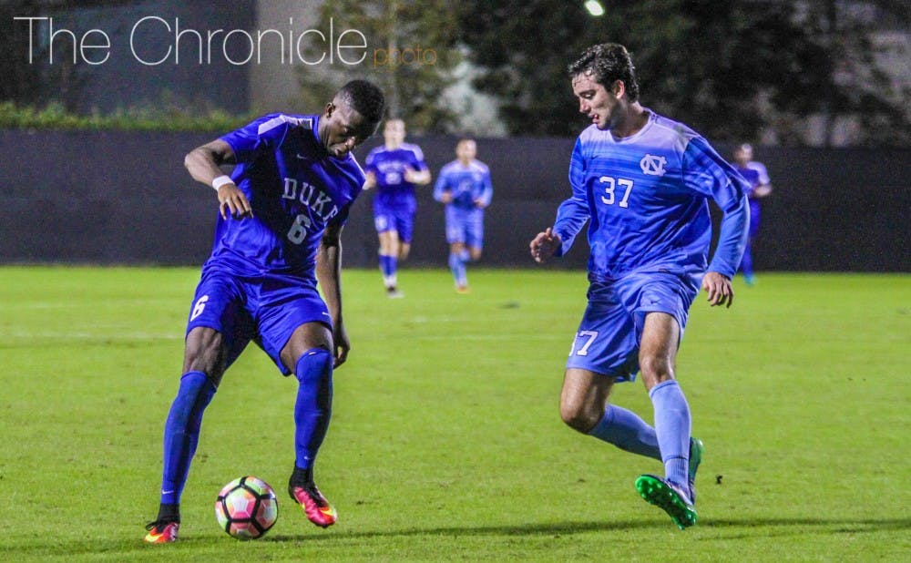 A Cameron Moseley goal gave the Blue Devils a 1-0 lead almost halfway through the second half.&nbsp;