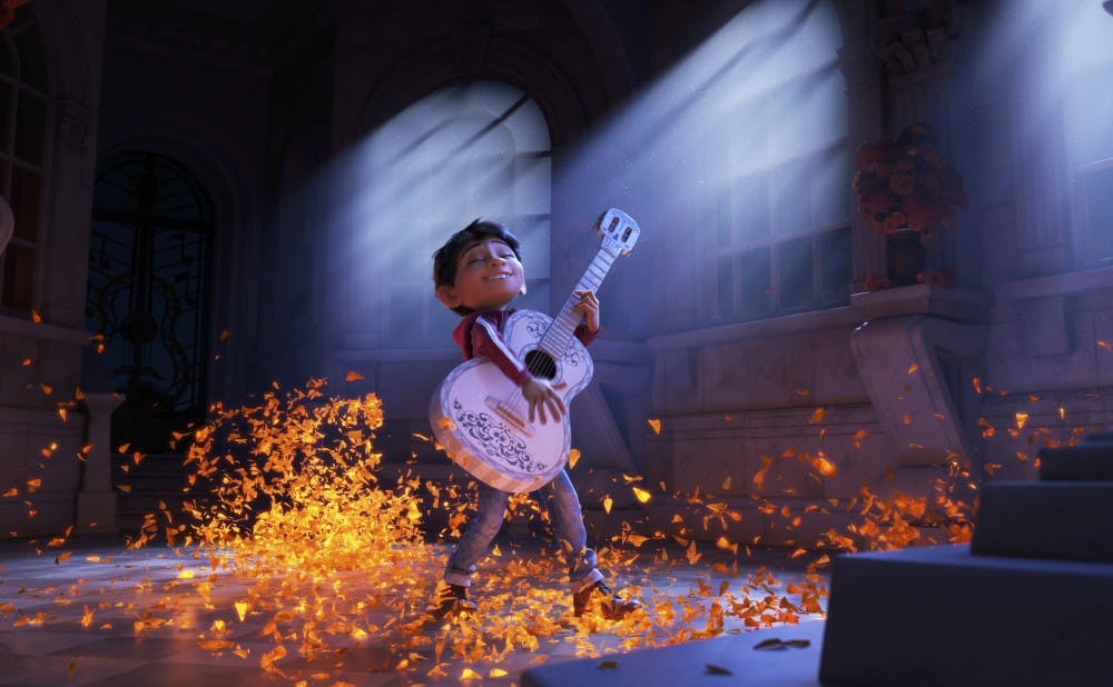 Pixar's latest feature, "Coco," follows a boy named Miguel who wants to become a musician despite his family's generations-old ban on music.