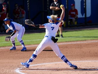 Katherine Huey is one of seven suspended Blue Devils for Friday's series opener.