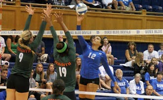 Junior outside hitter Breanna Atkinson may return to the court Friday for the first time since Nov. 2.