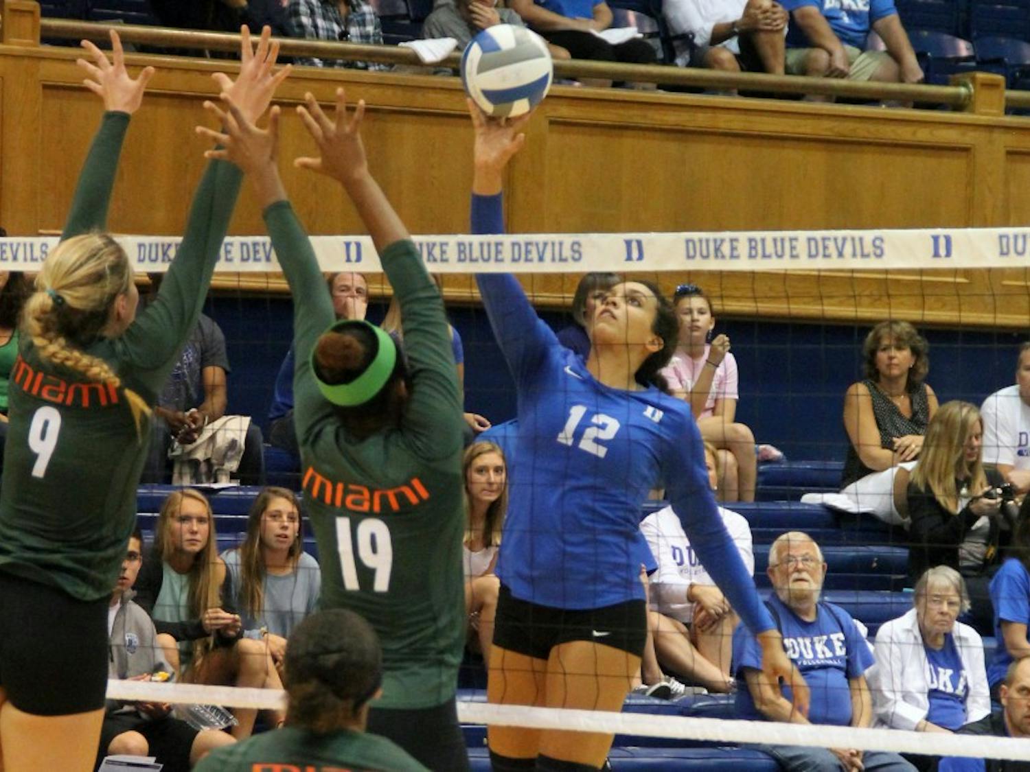 Junior outside hitter Breanna Atkinson may return to the court Friday for the first time since Nov. 2.