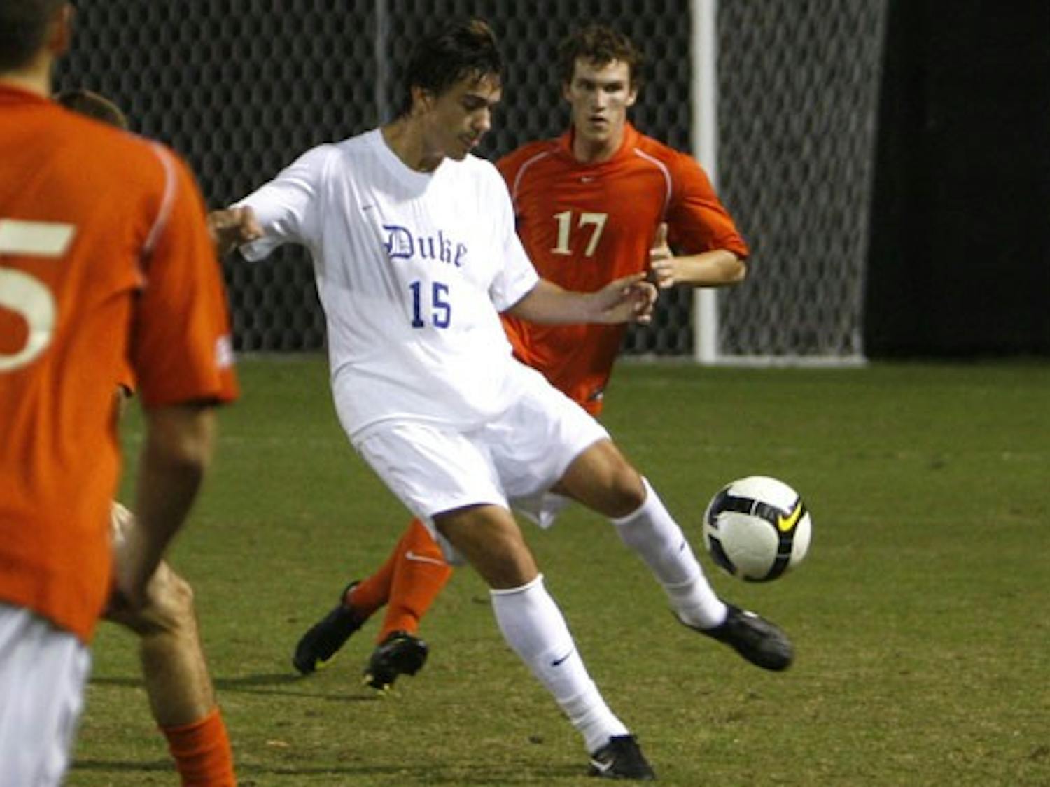 Junior Cole Grossman and Duke lost 2-0 to Boston College earlier this season in Chestnut Hill, Mass.