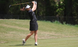 Sophomore Courtney Ellenbogen finished tied for 24th after shooting a 72 on the final day.