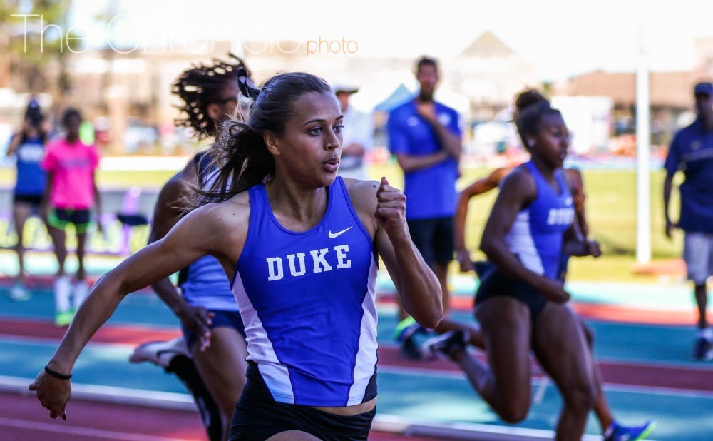 <p>The Blue Devils got several standout performances on the track en route to their first outdoor team title of the spring.&nbsp;</p>