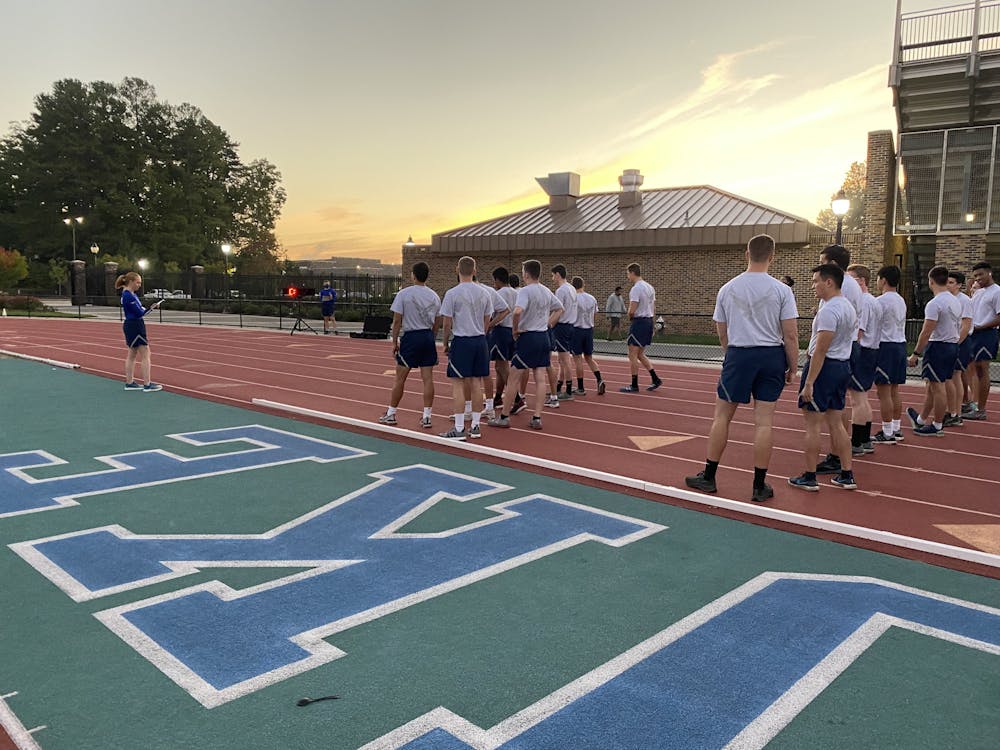 <p>Every week, ROTC students wake up as early as 5 a.m. to start working out by 6 a.m.</p>