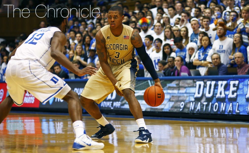 Senior Marcus Georges-Hunt leads the Yellow Jackets with 15.9 points per game.