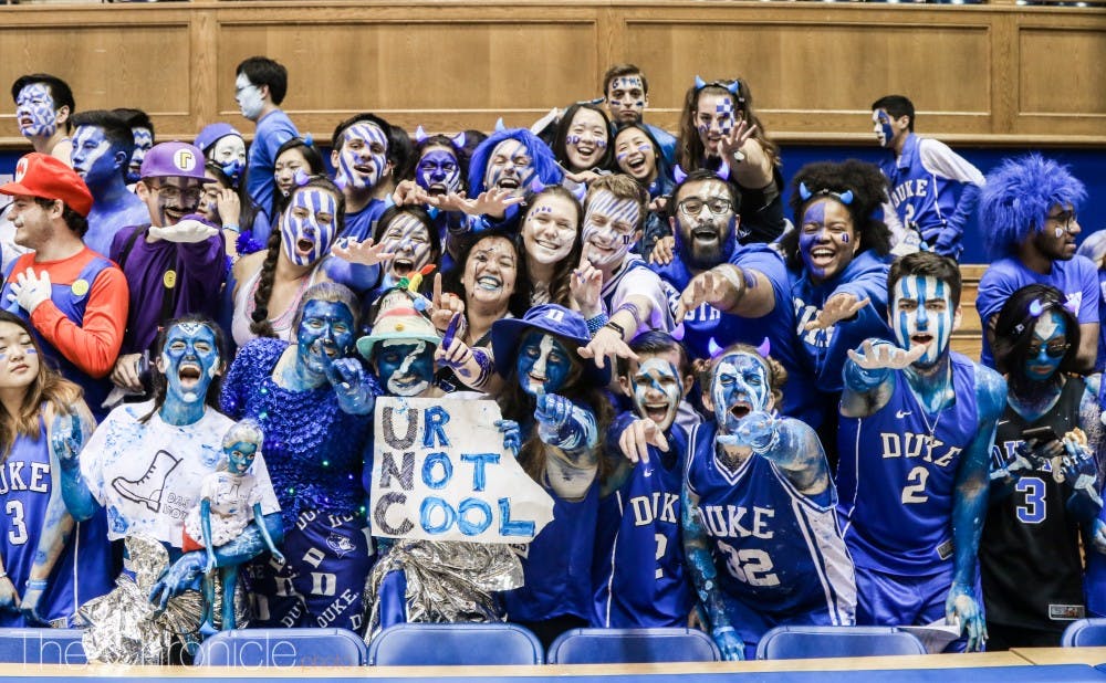 <p>The Cameron Crazies tented for five weeks to get into the Duke-North Carolina game this year.</p>