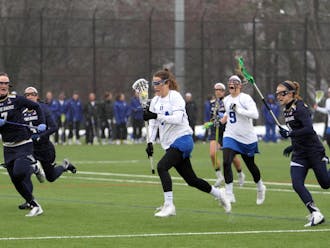 Katie Trees' career day powered Duke to a dominant 17-3 win against Notre Dame in its ACC opener.