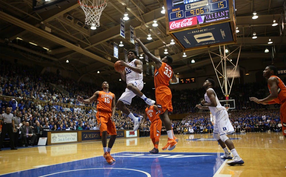 Justise Winslow spearheads Duke's transition attack and will look to get out and run again Wednesday night.