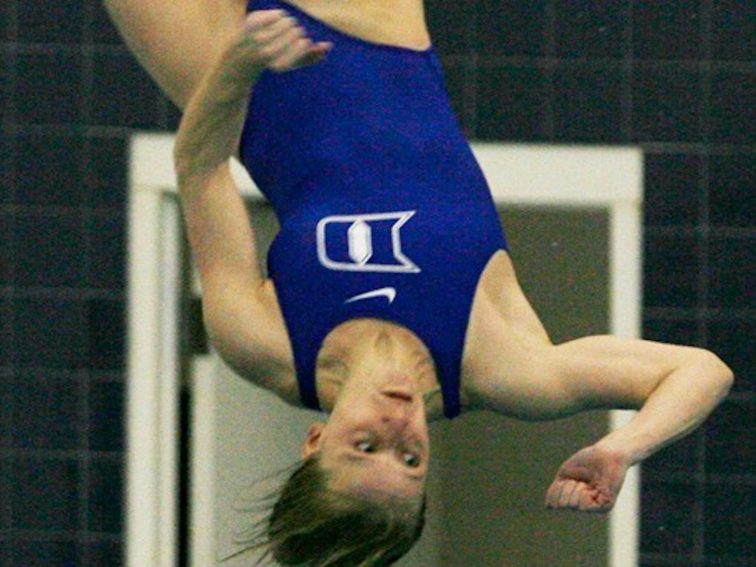 Abby Johnston successfully defended the one- and three-meter diving titles in Atlanta this weekend.