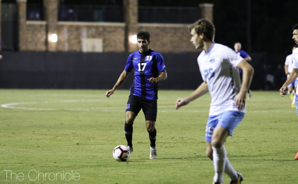 <p>Issa Rayyan has been a key development in Duke's offense as of late.</p>