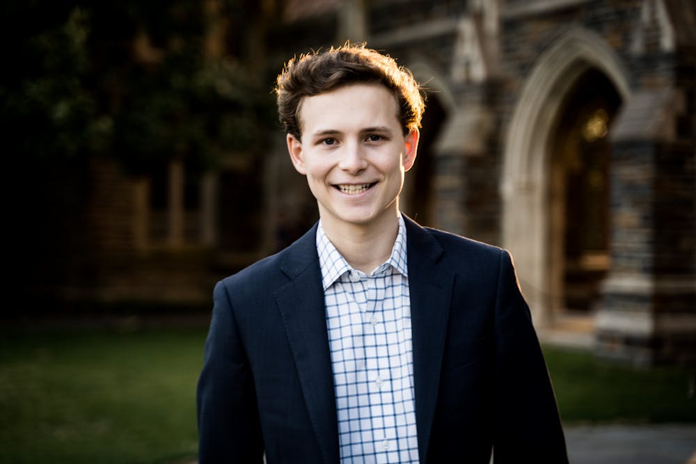 <p>Duke Student Government presidential candidate Drew Flanagan, a junior from Montclair, N.J.</p>